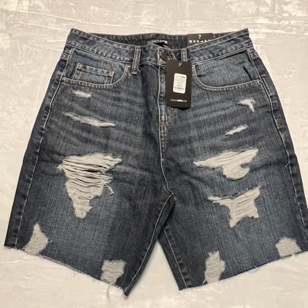 Denim bermuda shorts 90s